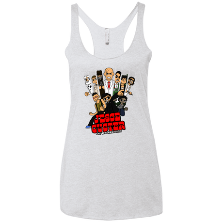 T-Shirts Heather White / X-Small Jesse Custer vs The Religion Women's Triblend Racerback Tank