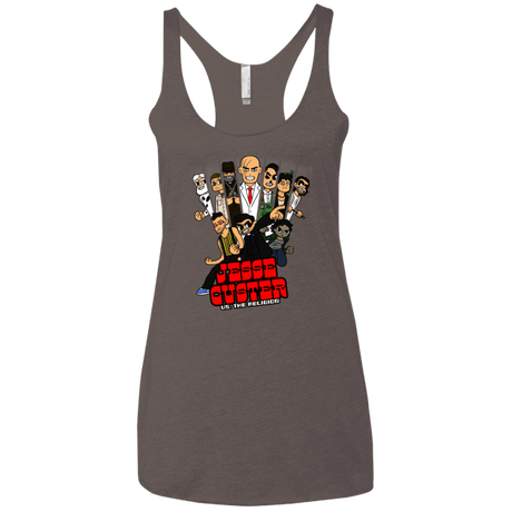 T-Shirts Macchiato / X-Small Jesse Custer vs The Religion Women's Triblend Racerback Tank