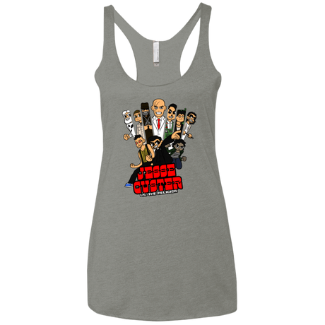 T-Shirts Venetian Grey / X-Small Jesse Custer vs The Religion Women's Triblend Racerback Tank