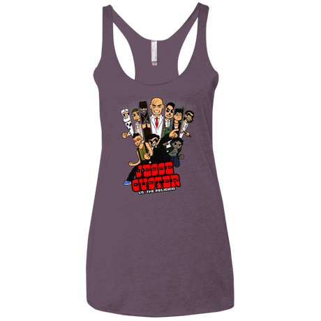 T-Shirts Vintage Purple / X-Small Jesse Custer vs The Religion Women's Triblend Racerback Tank