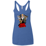T-Shirts Vintage Royal / X-Small Jesse Custer vs The Religion Women's Triblend Racerback Tank