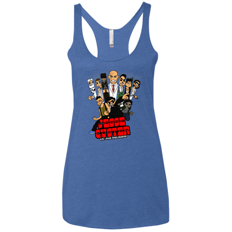 T-Shirts Vintage Royal / X-Small Jesse Custer vs The Religion Women's Triblend Racerback Tank