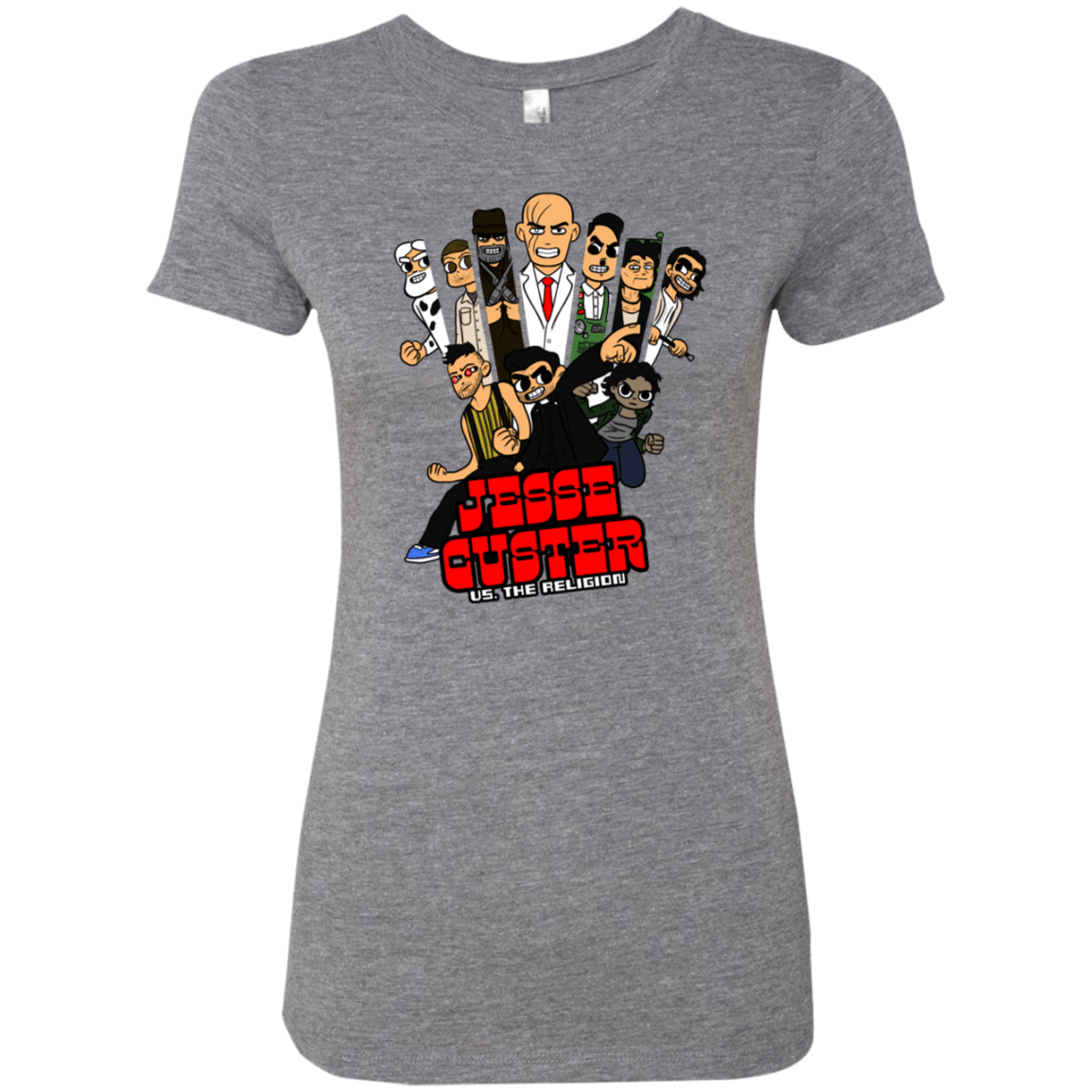 T-Shirts Premium Heather / S Jesse Custer vs The Religion Women's Triblend T-Shirt
