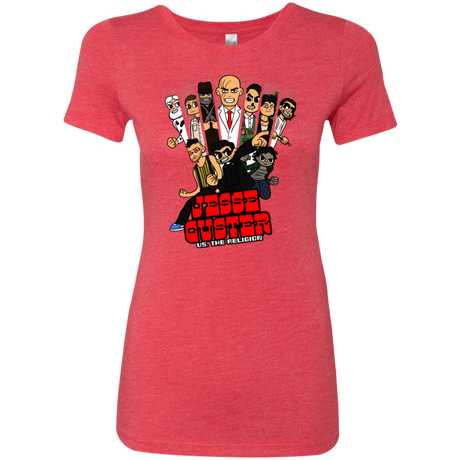 T-Shirts Vintage Red / S Jesse Custer vs The Religion Women's Triblend T-Shirt
