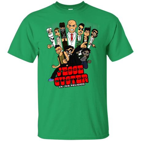 T-Shirts Irish Green / YXS Jesse Custer vs The Religion Youth T-Shirt