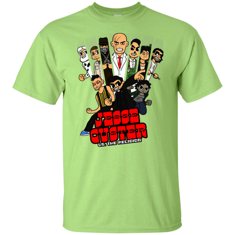 T-Shirts Mint Green / YXS Jesse Custer vs The Religion Youth T-Shirt
