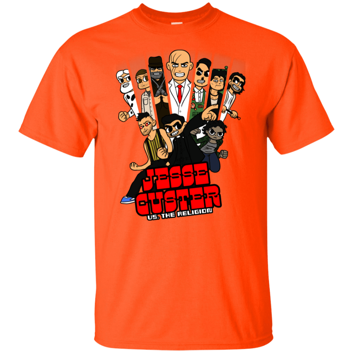T-Shirts Orange / YXS Jesse Custer vs The Religion Youth T-Shirt