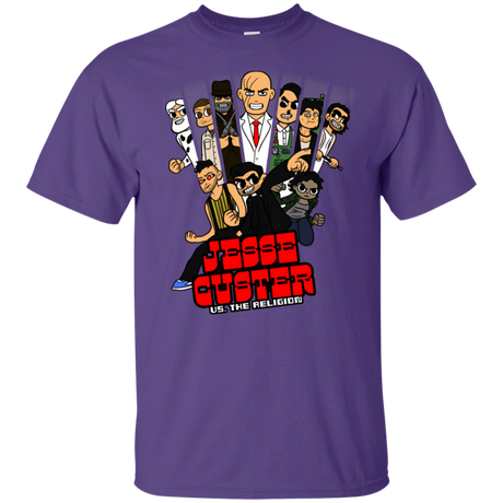 T-Shirts Purple / YXS Jesse Custer vs The Religion Youth T-Shirt