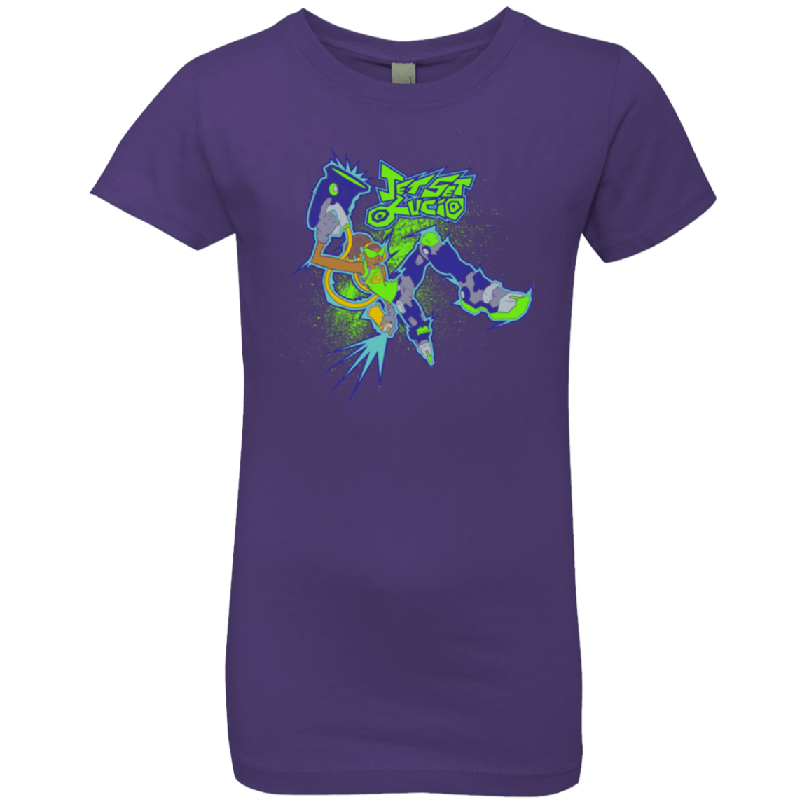 T-Shirts Purple Rush / YXS Jet Set Lucio Girls Premium T-Shirt