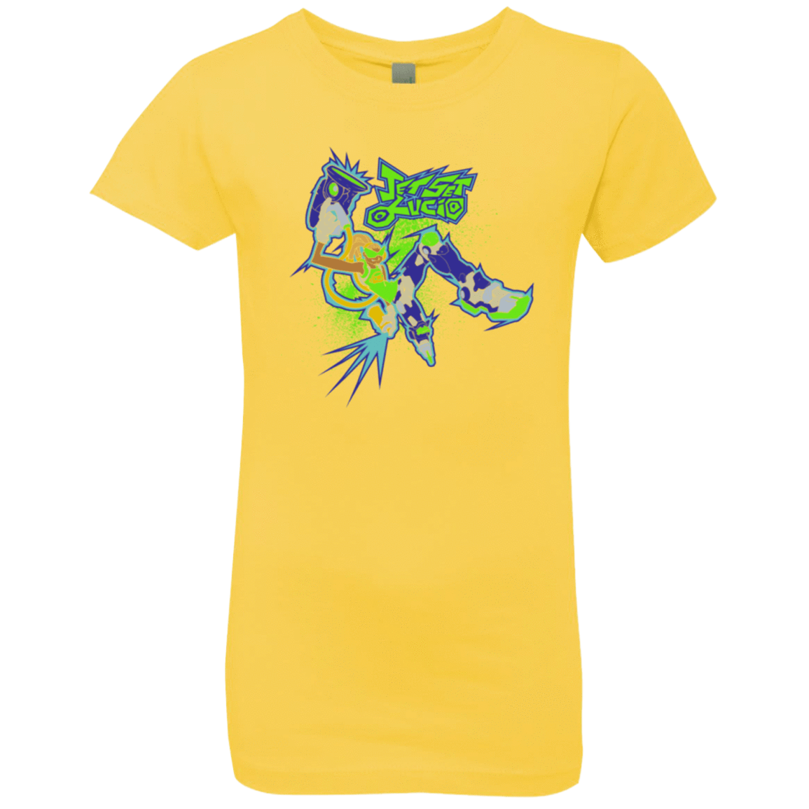 T-Shirts Vibrant Yellow / YXS Jet Set Lucio Girls Premium T-Shirt