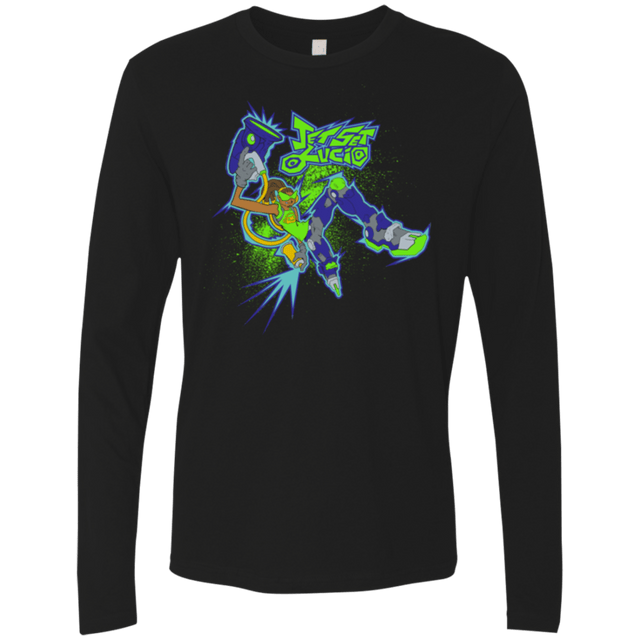 T-Shirts Black / Small Jet Set Lucio Men's Premium Long Sleeve