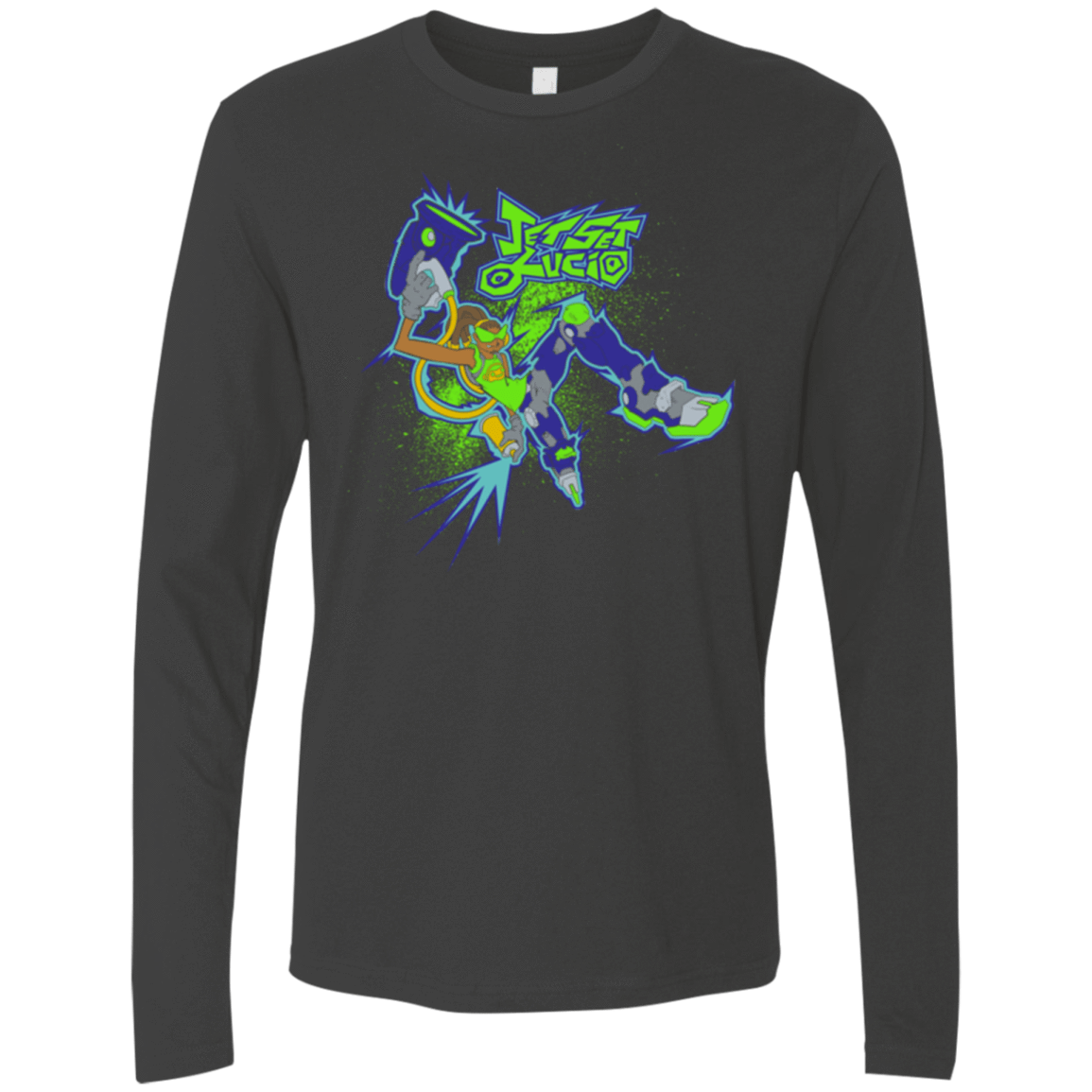 T-Shirts Heavy Metal / Small Jet Set Lucio Men's Premium Long Sleeve