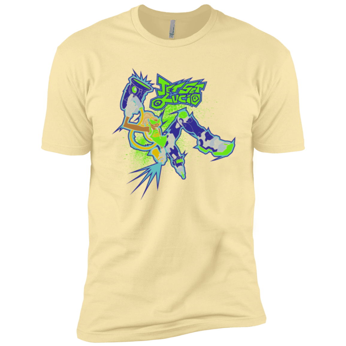 T-Shirts Banana Cream / X-Small Jet Set Lucio Men's Premium T-Shirt