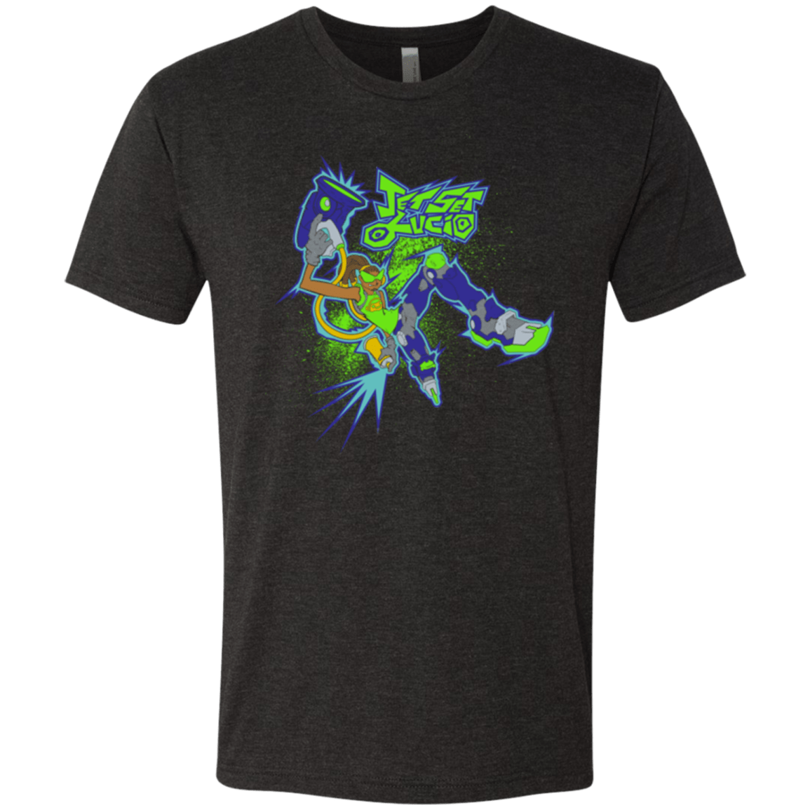 T-Shirts Vintage Black / Small Jet Set Lucio Men's Triblend T-Shirt