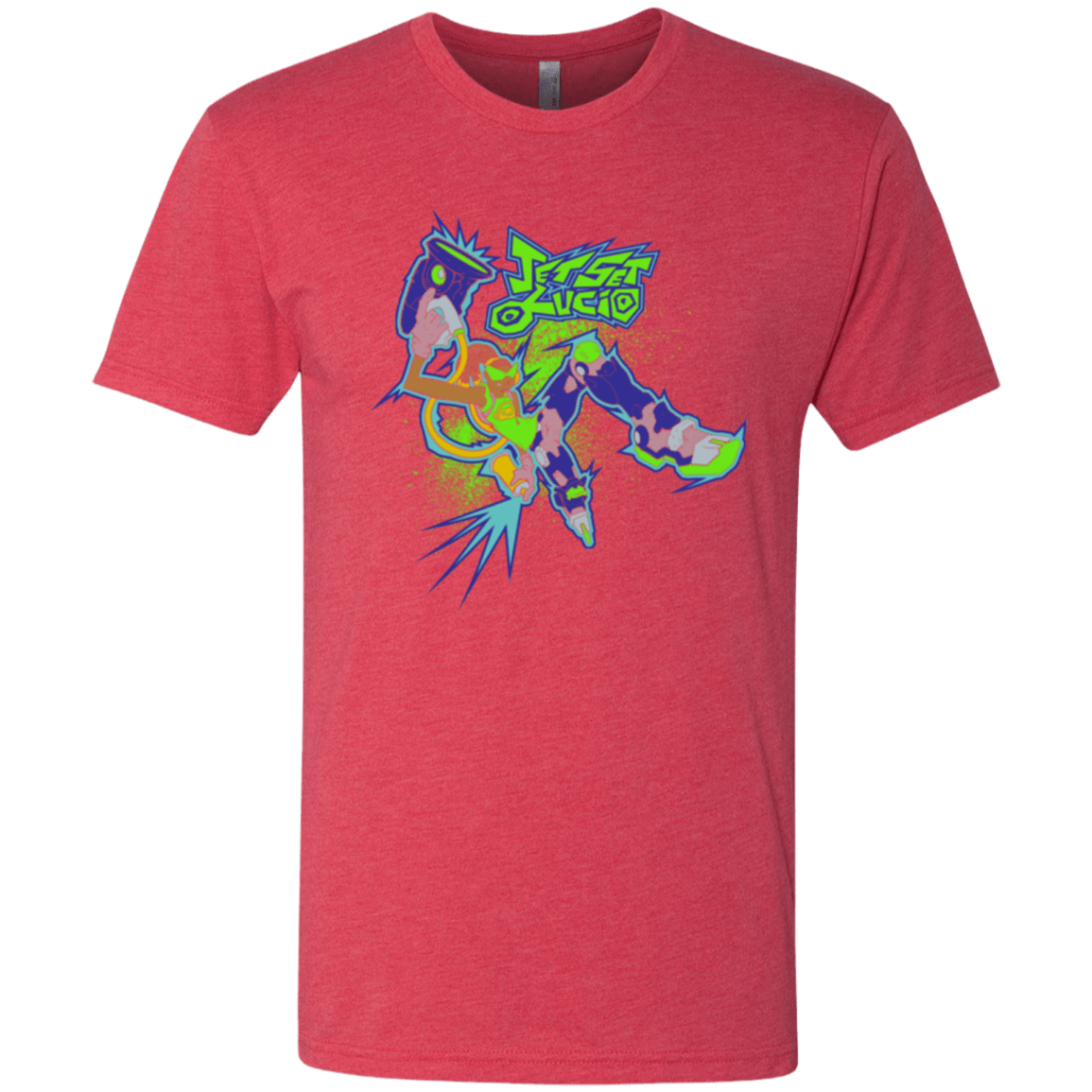 T-Shirts Vintage Red / Small Jet Set Lucio Men's Triblend T-Shirt
