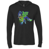 T-Shirts Vintage Black / X-Small Jet Set Lucio Triblend Long Sleeve Hoodie Tee