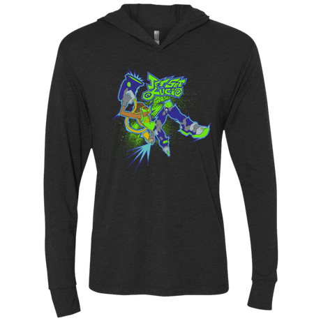 T-Shirts Vintage Black / X-Small Jet Set Lucio Triblend Long Sleeve Hoodie Tee