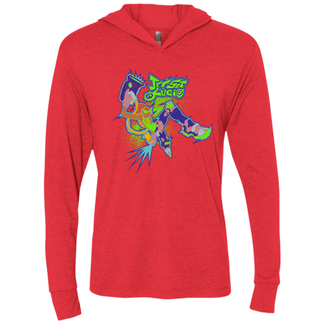 T-Shirts Vintage Red / X-Small Jet Set Lucio Triblend Long Sleeve Hoodie Tee