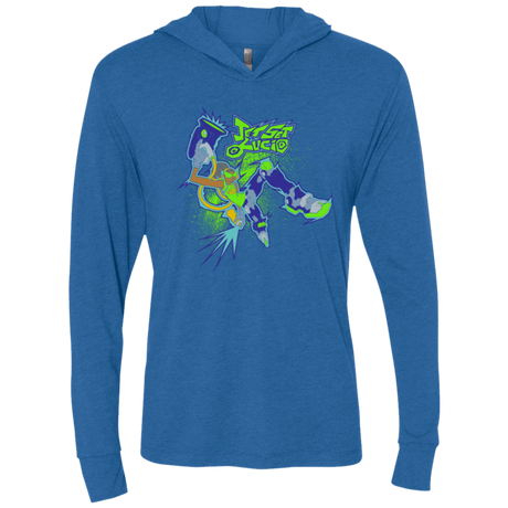 T-Shirts Vintage Royal / X-Small Jet Set Lucio Triblend Long Sleeve Hoodie Tee