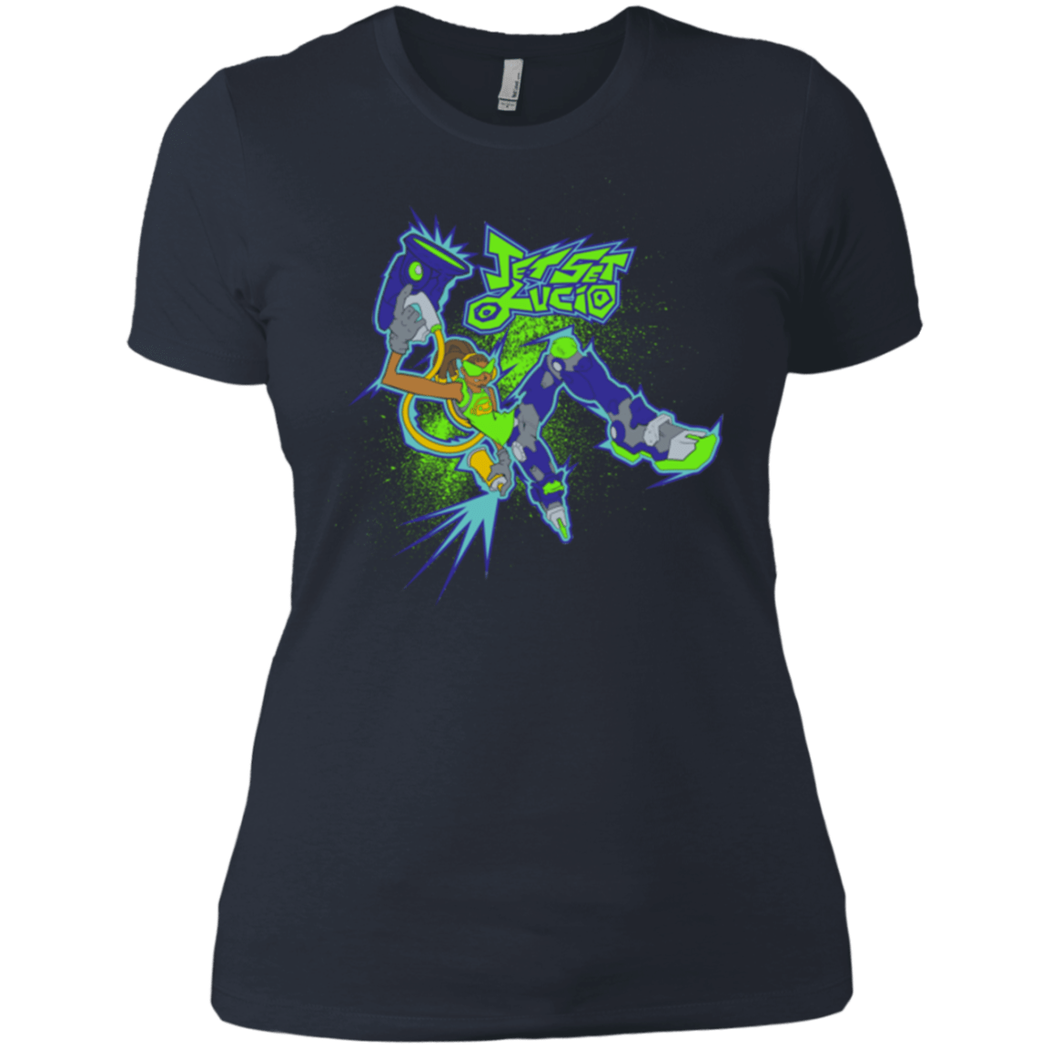T-Shirts Indigo / X-Small Jet Set Lucio Women's Premium T-Shirt