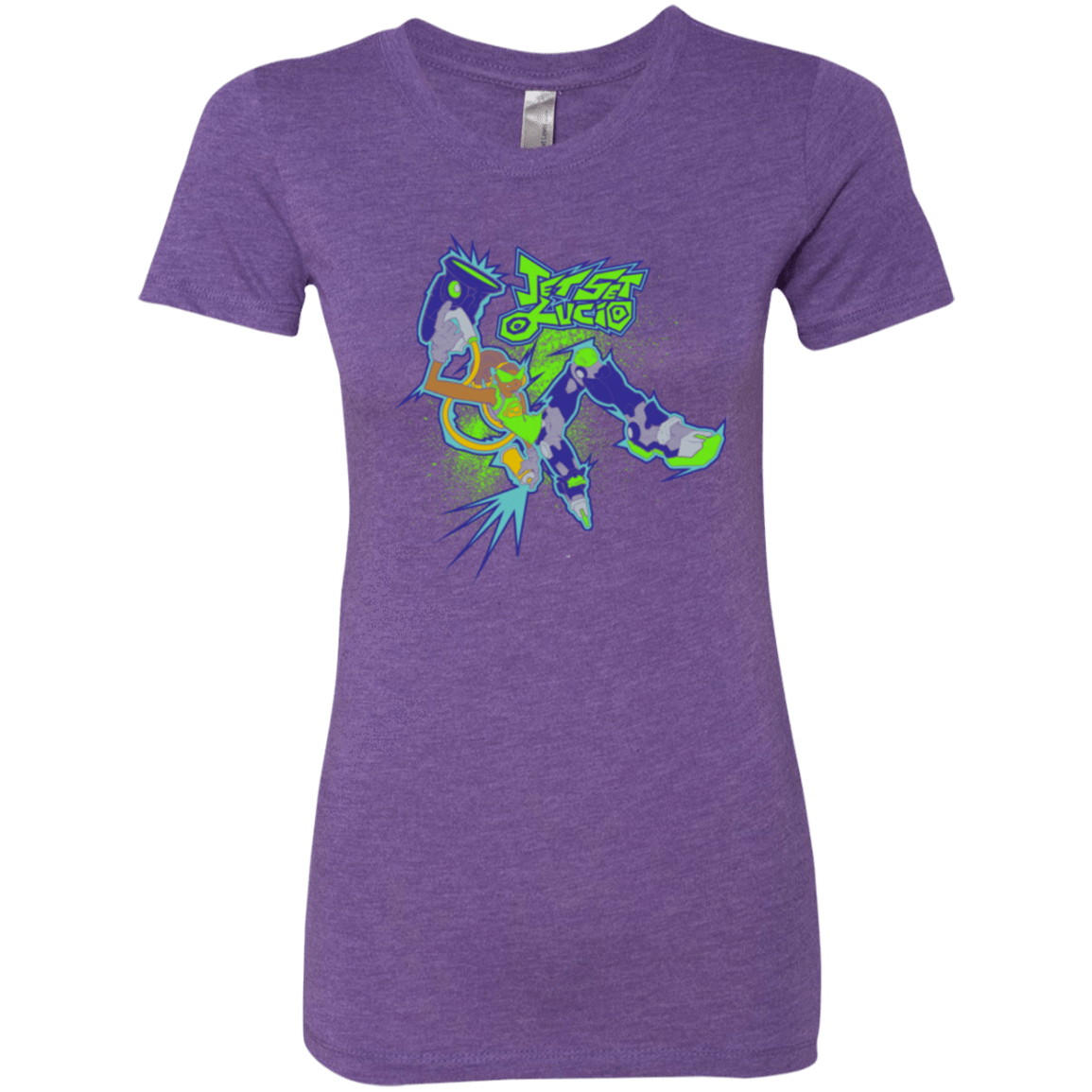 T-Shirts Purple Rush / Small Jet Set Lucio Women's Triblend T-Shirt