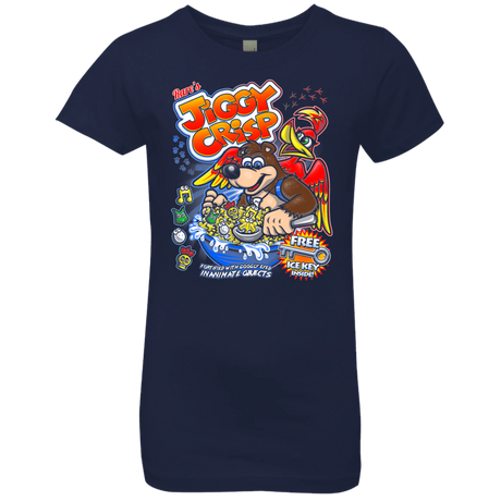 T-Shirts Midnight Navy / YXS Jiggy Crisp Cereal Girls Premium T-Shirt