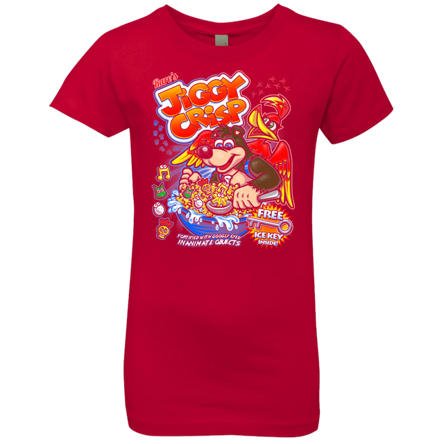 T-Shirts Red / YXS Jiggy Crisp Cereal Girls Premium T-Shirt