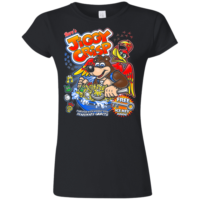 T-Shirts Black / S Jiggy Crisp Cereal Junior Slimmer-Fit T-Shirt