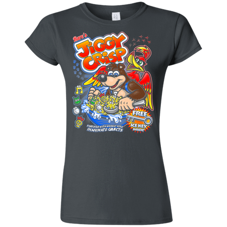 T-Shirts Charcoal / S Jiggy Crisp Cereal Junior Slimmer-Fit T-Shirt