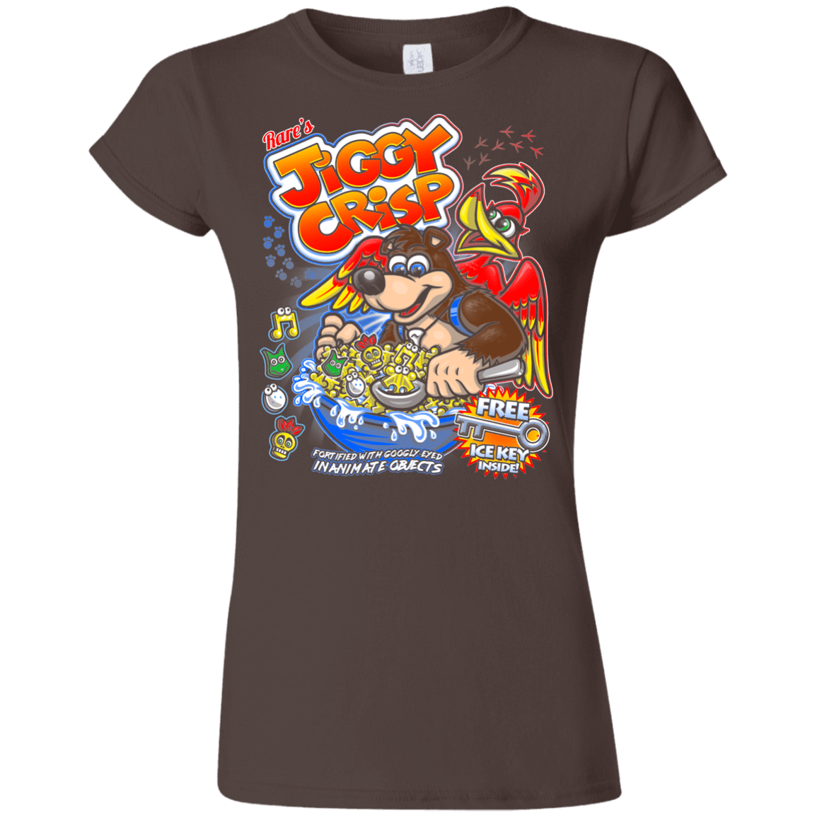 T-Shirts Dark Chocolate / S Jiggy Crisp Cereal Junior Slimmer-Fit T-Shirt