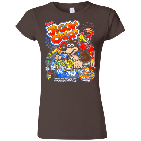 T-Shirts Dark Chocolate / S Jiggy Crisp Cereal Junior Slimmer-Fit T-Shirt