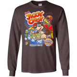 T-Shirts Dark Chocolate / S Jiggy Crisp Cereal Men's Long Sleeve T-Shirt