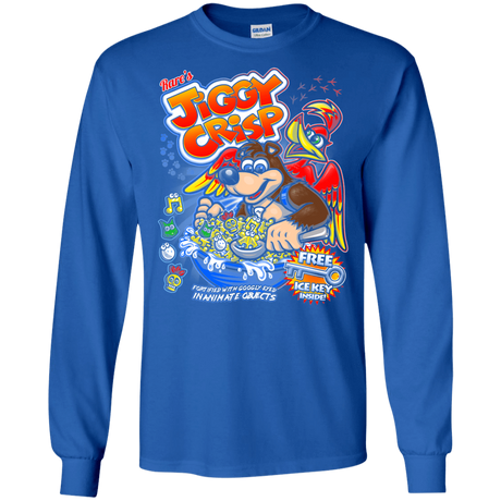 T-Shirts Royal / S Jiggy Crisp Cereal Men's Long Sleeve T-Shirt