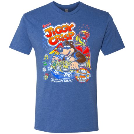 T-Shirts Vintage Royal / S Jiggy Crisp Cereal Men's Triblend T-Shirt