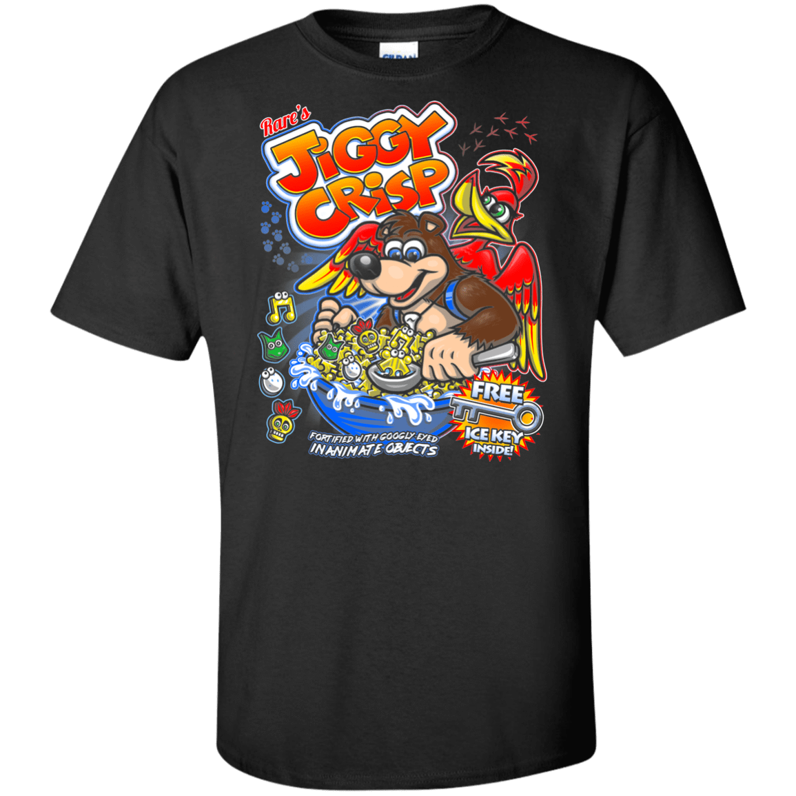 T-Shirts Black / XLT Jiggy Crisp Cereal Tall T-Shirt