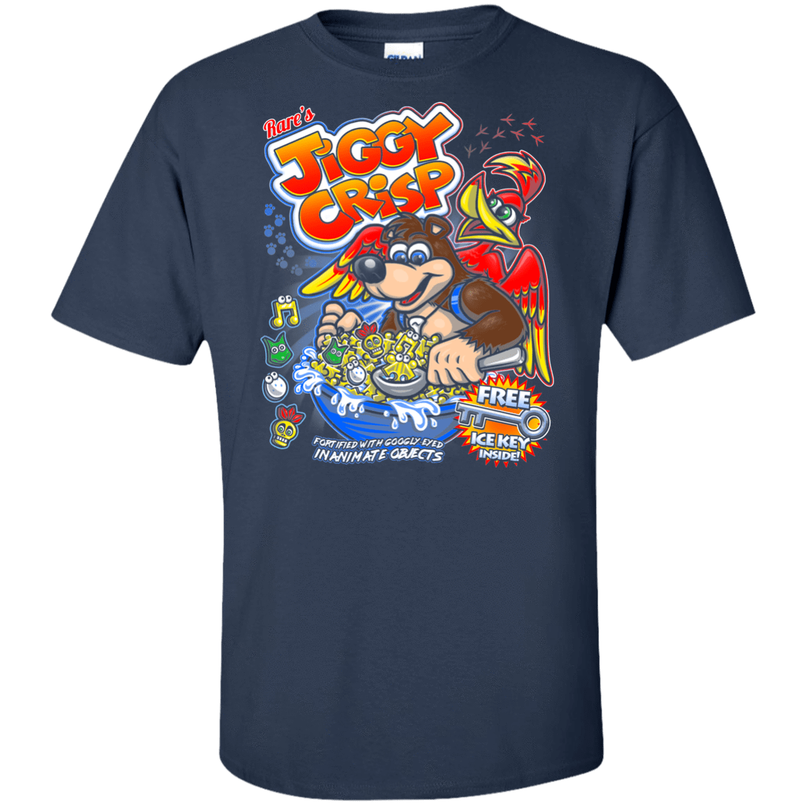 T-Shirts Navy / XLT Jiggy Crisp Cereal Tall T-Shirt