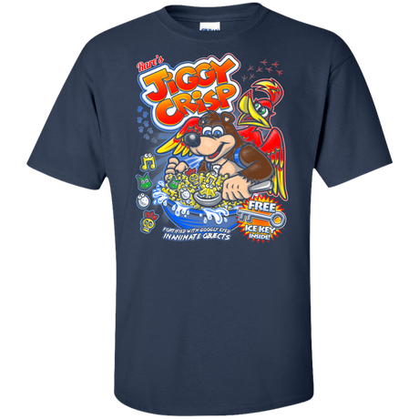 T-Shirts Navy / XLT Jiggy Crisp Cereal Tall T-Shirt
