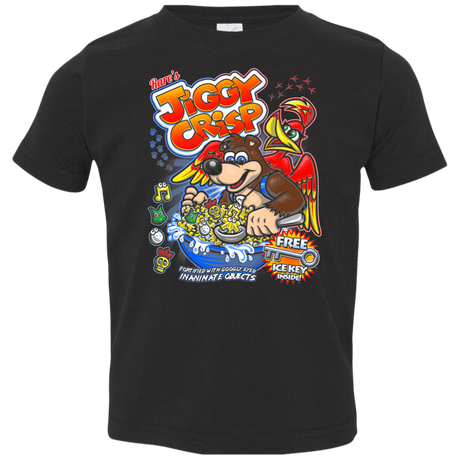 T-Shirts Black / 2T Jiggy Crisp Cereal Toddler Premium T-Shirt