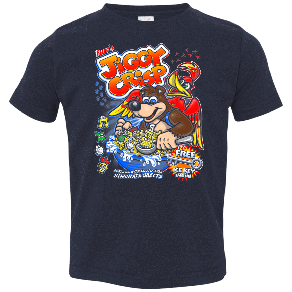 T-Shirts Navy / 2T Jiggy Crisp Cereal Toddler Premium T-Shirt