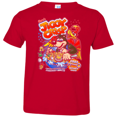 T-Shirts Red / 2T Jiggy Crisp Cereal Toddler Premium T-Shirt