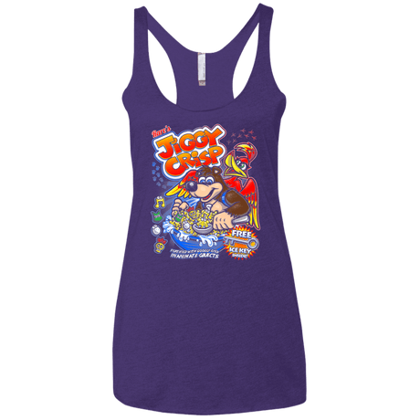 T-Shirts Purple Rush / X-Small Jiggy Crisp Cereal Women's Triblend Racerback Tank
