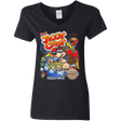 T-Shirts Black / S Jiggy Crisp Cereal Women's V-Neck T-Shirt