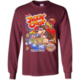 T-Shirts Maroon / YS Jiggy Crisp Cereal Youth Long Sleeve T-Shirt