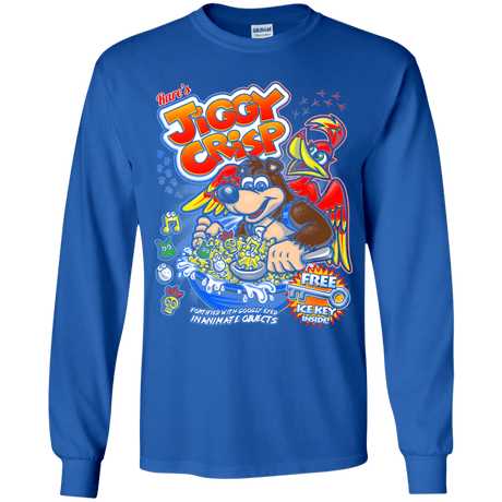 T-Shirts Royal / YS Jiggy Crisp Cereal Youth Long Sleeve T-Shirt