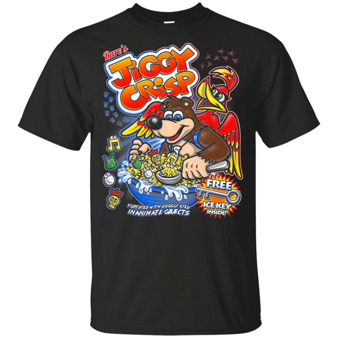 T-Shirts Black / YXS Jiggy Crisp Cereal Youth T-Shirt