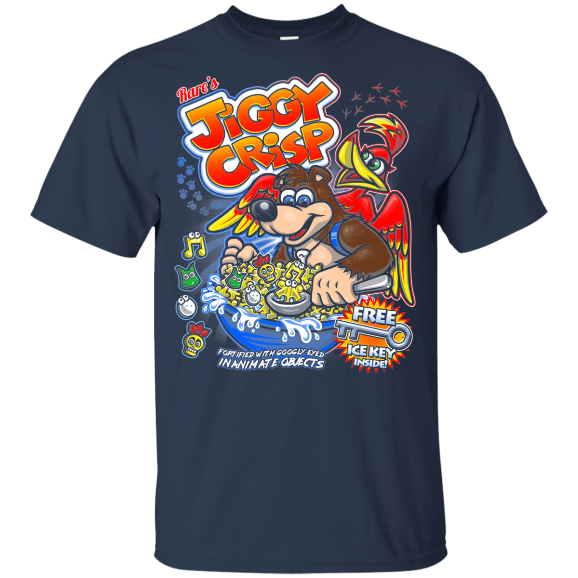 T-Shirts Navy / YXS Jiggy Crisp Cereal Youth T-Shirt