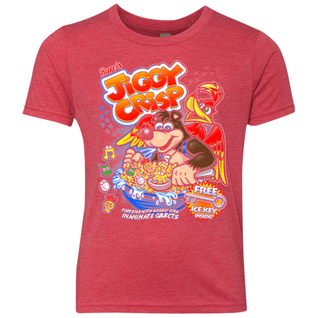 T-Shirts Vintage Red / YXS Jiggy Crisp Cereal Youth Triblend T-Shirt