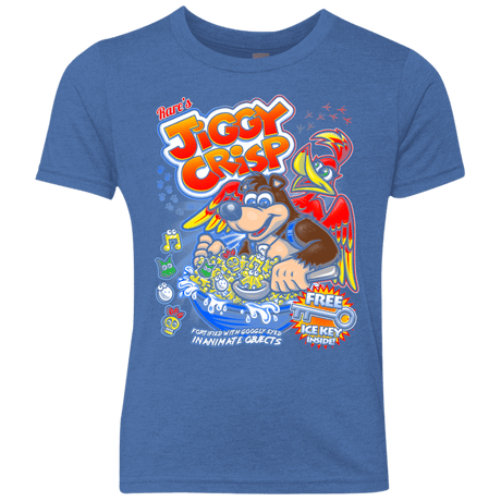 T-Shirts Vintage Royal / YXS Jiggy Crisp Cereal Youth Triblend T-Shirt