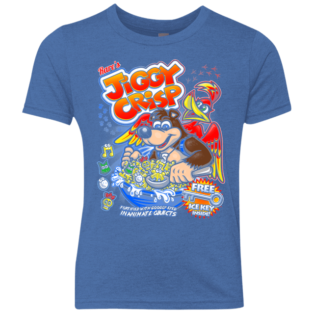 T-Shirts Vintage Royal / YXS Jiggy Crisp Cereal Youth Triblend T-Shirt