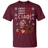 T-Shirts Maroon / S Jingle Bella Ciao T-Shirt